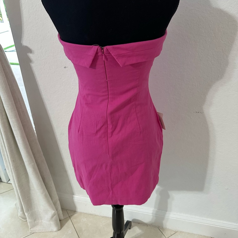 Runaway The Label Crystal Strapless Bodycon Mini Dress Size Medium - Picture 9 of 10